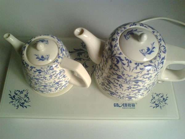 晓燕文化办公-提供格顿HY-2698B陶瓷电热水壶（青花缘）