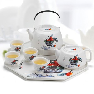 晓燕文化办公-提供格顿HY-1225/枇杷八边形茶具