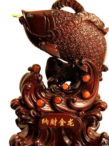 晓燕文化办公-提供礼品YX 特大纳财金龙　木纹