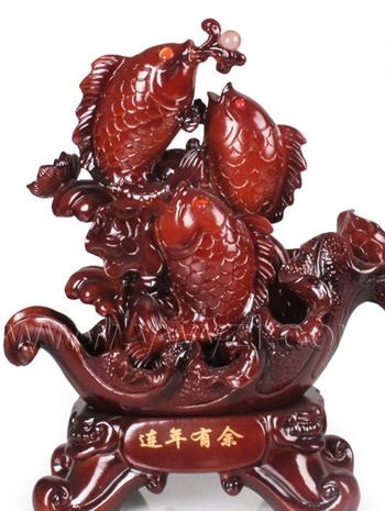 晓燕文化办公-提供礼品 YMJ 双连年有余　木纹